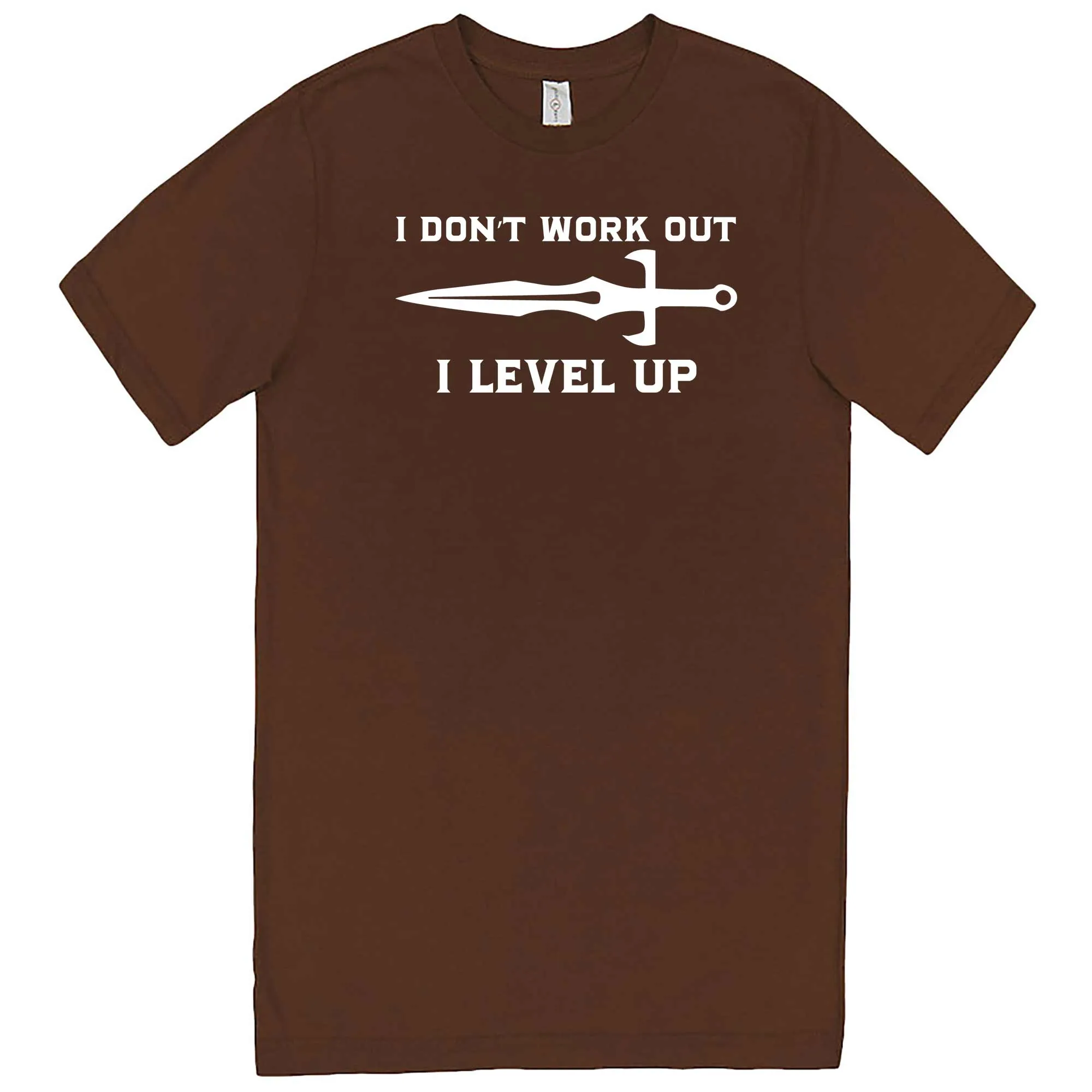 "I Don't Work Out, I Level Up - RPGs" men's t-shirt