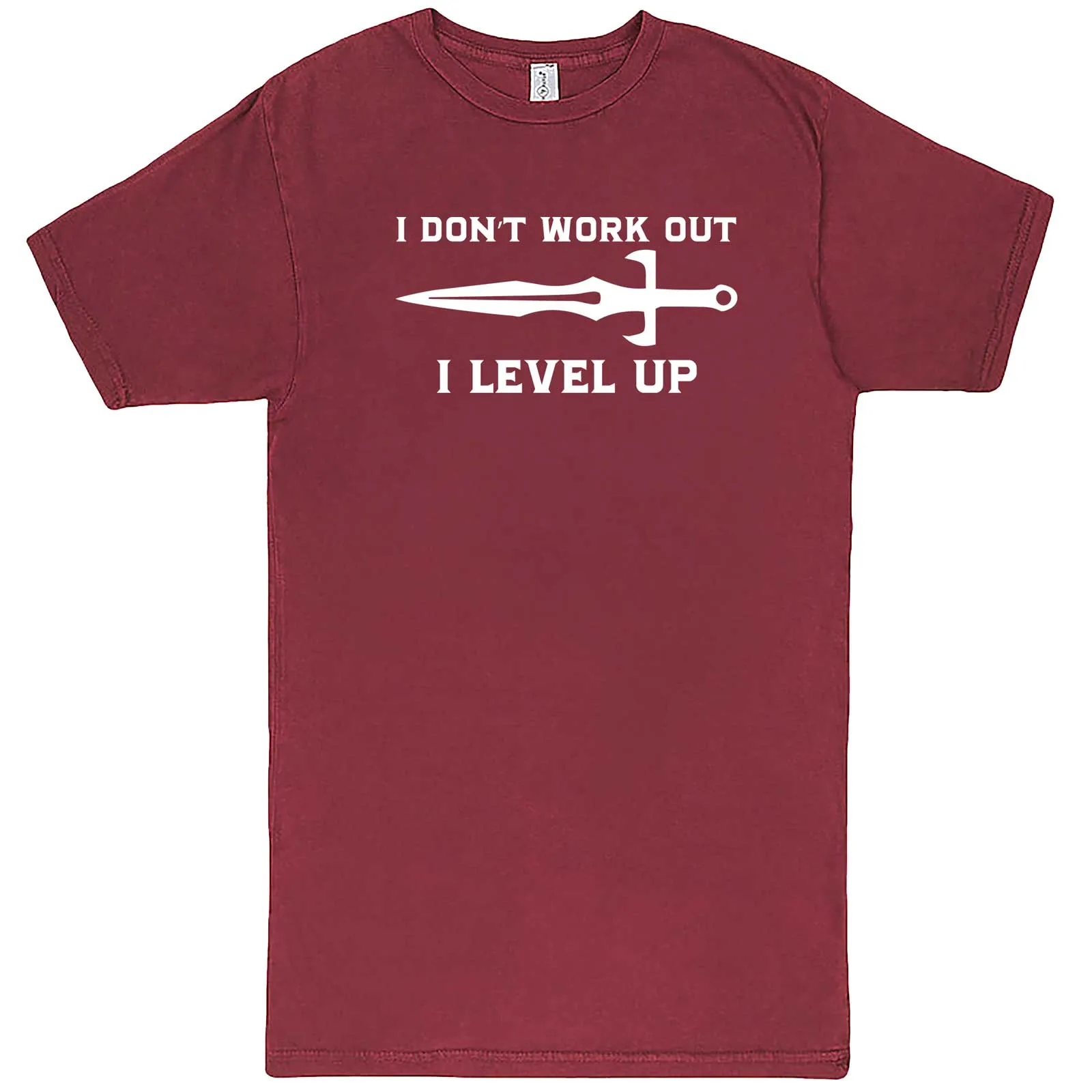 "I Don't Work Out, I Level Up - RPGs" men's t-shirt