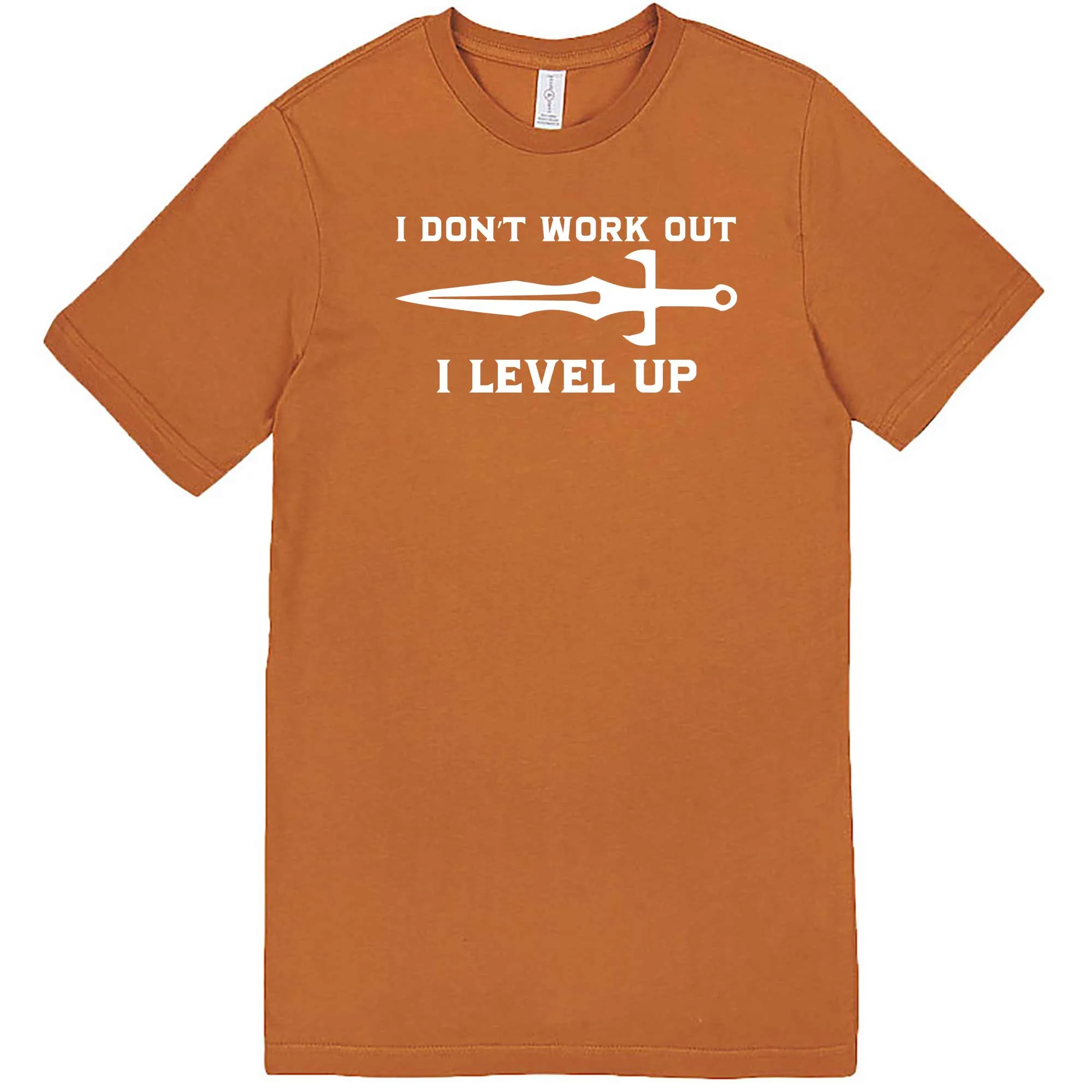 "I Don't Work Out, I Level Up - RPGs" men's t-shirt