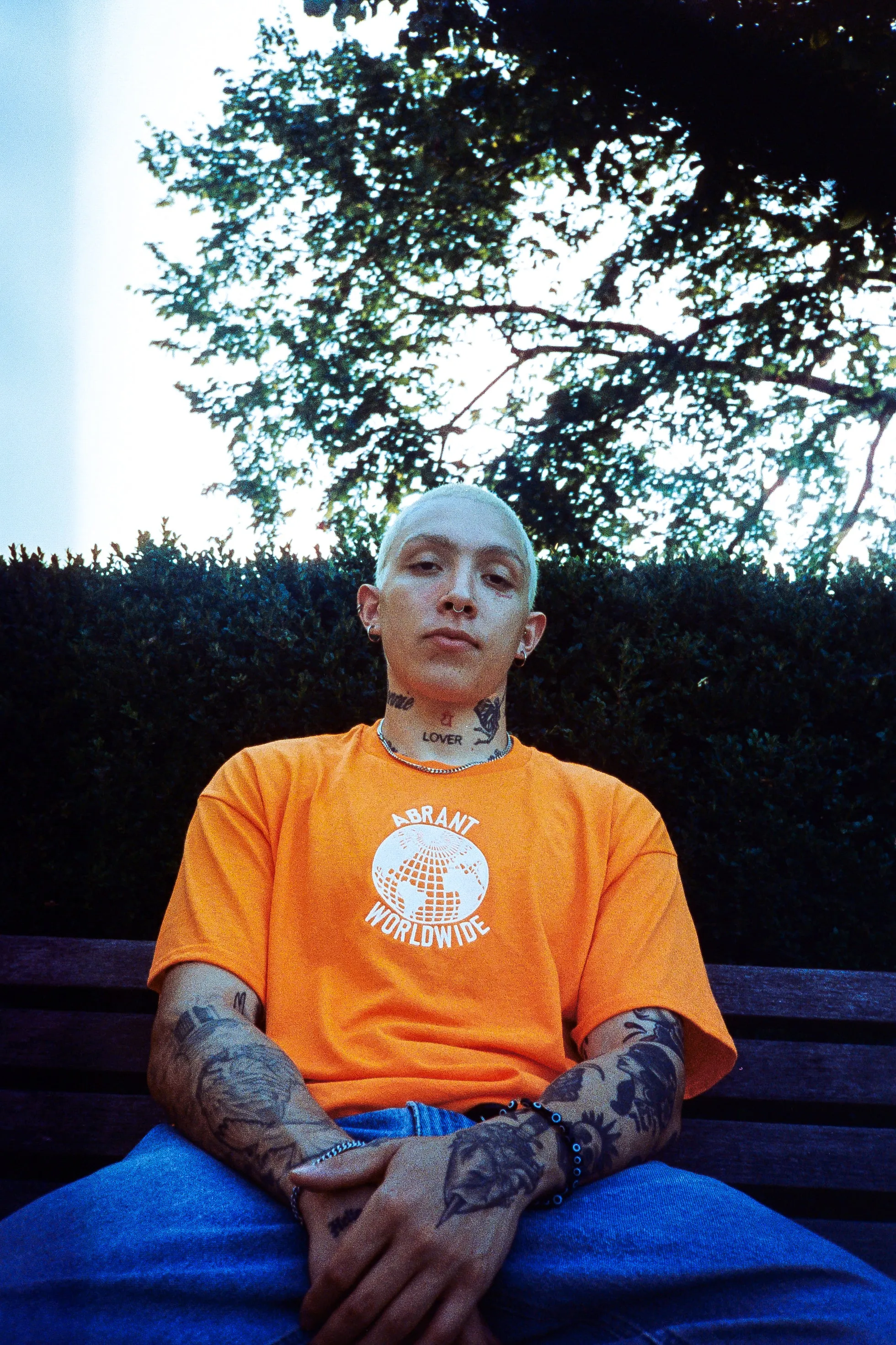 "Worldwide" Tee (Orange)