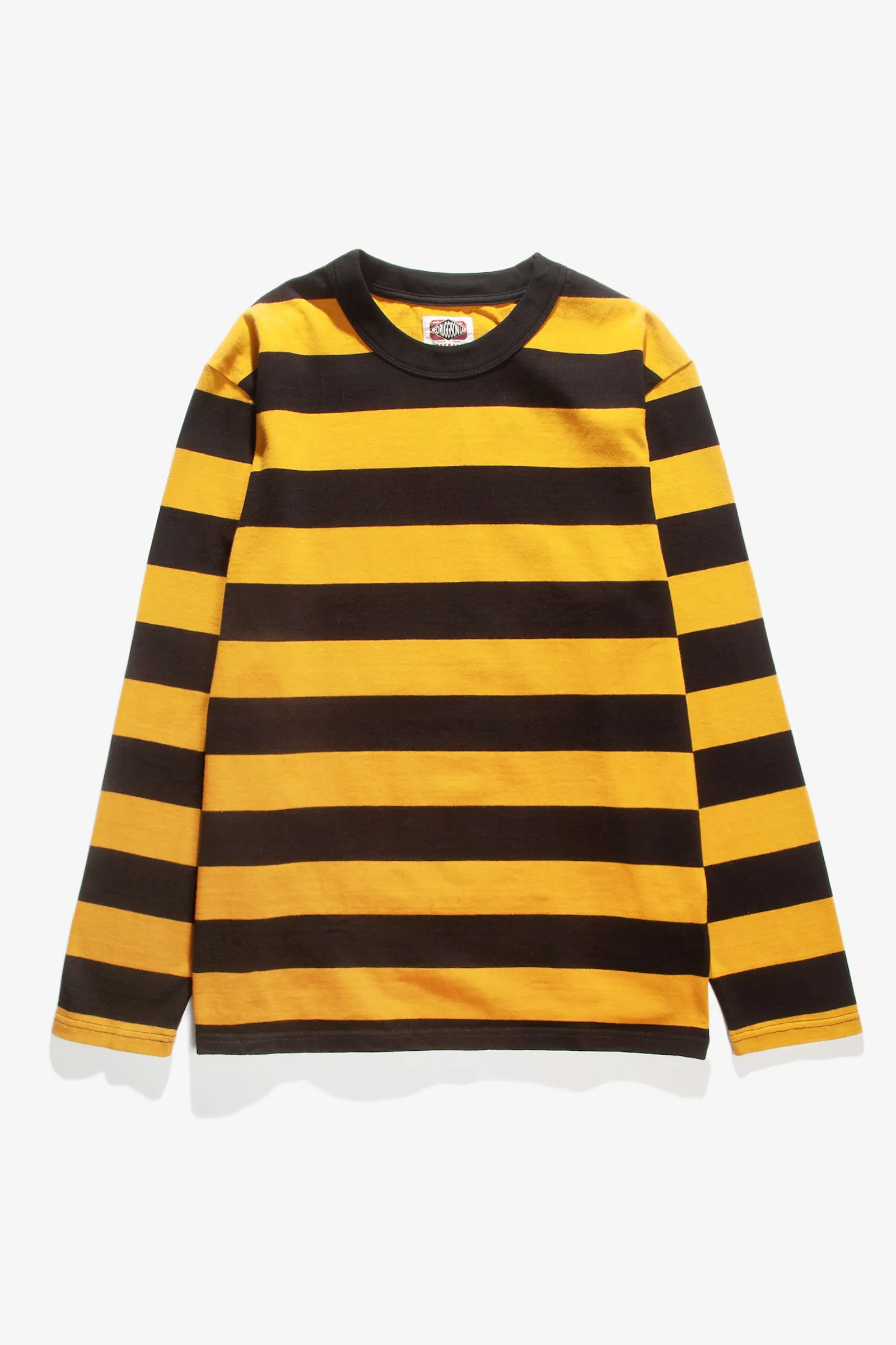 Red Ruggison - Border Long Sleeve T-Shirt - Yellow/Black