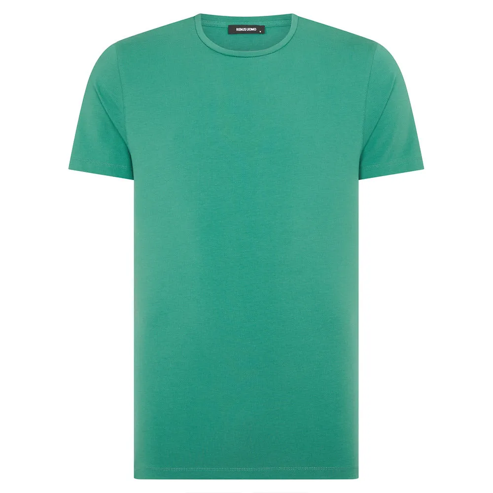 Remus Uomo Stretch Cotton Tee - Green