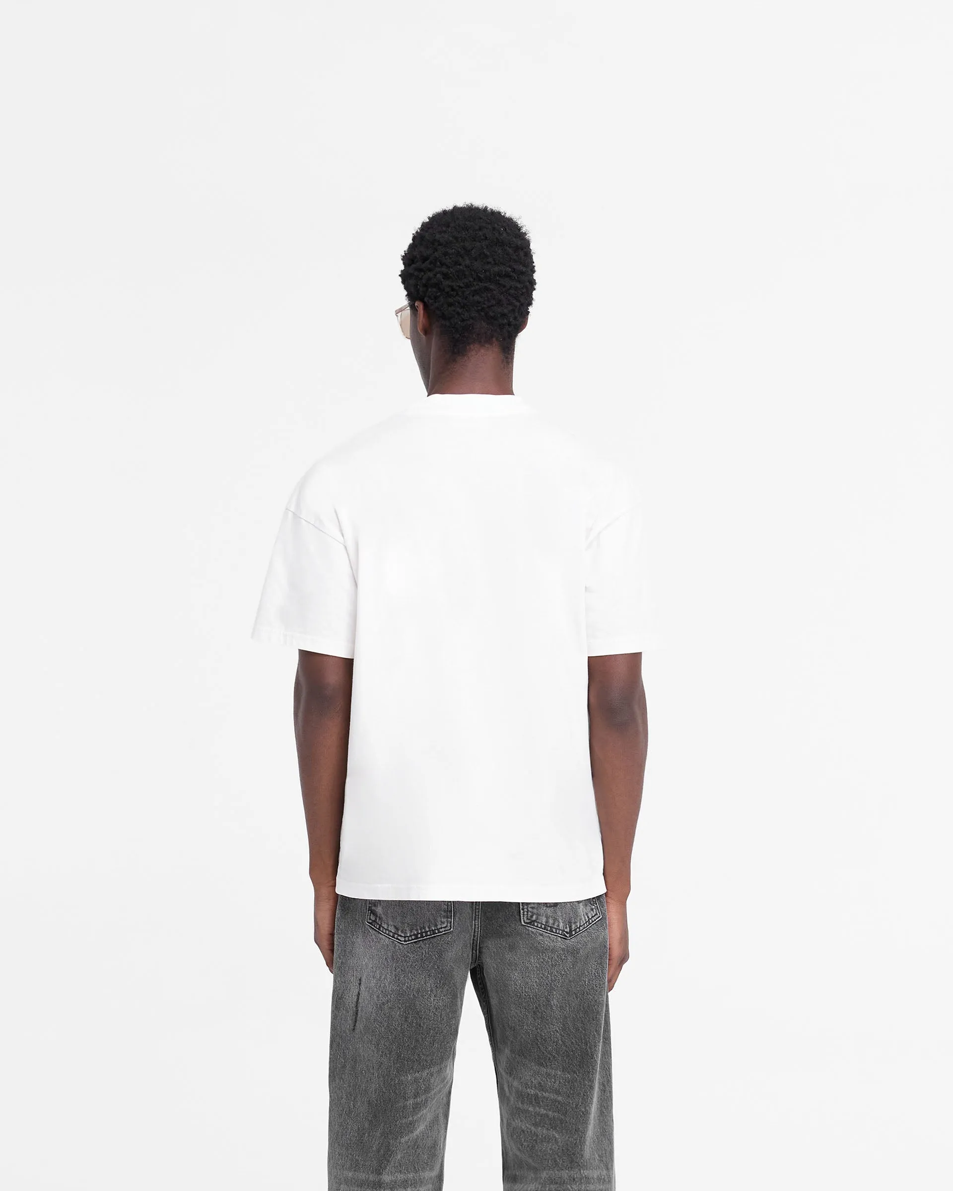 Rep Applique T-Shirt - Flat White