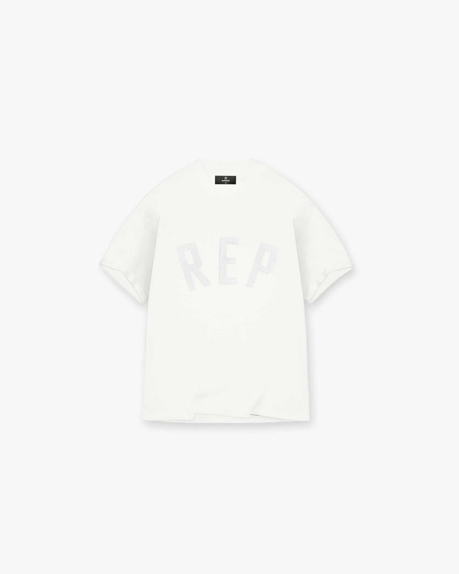 Rep Applique T-Shirt - Flat White