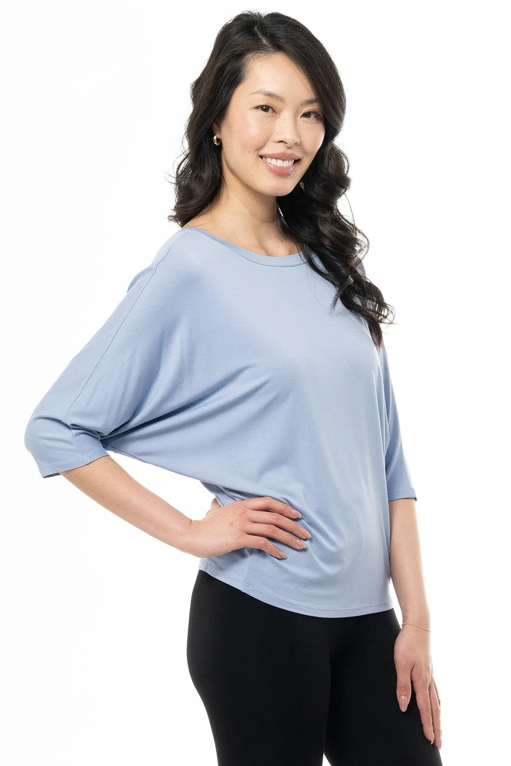 Rowelle Bamboo Top - Powder Blue