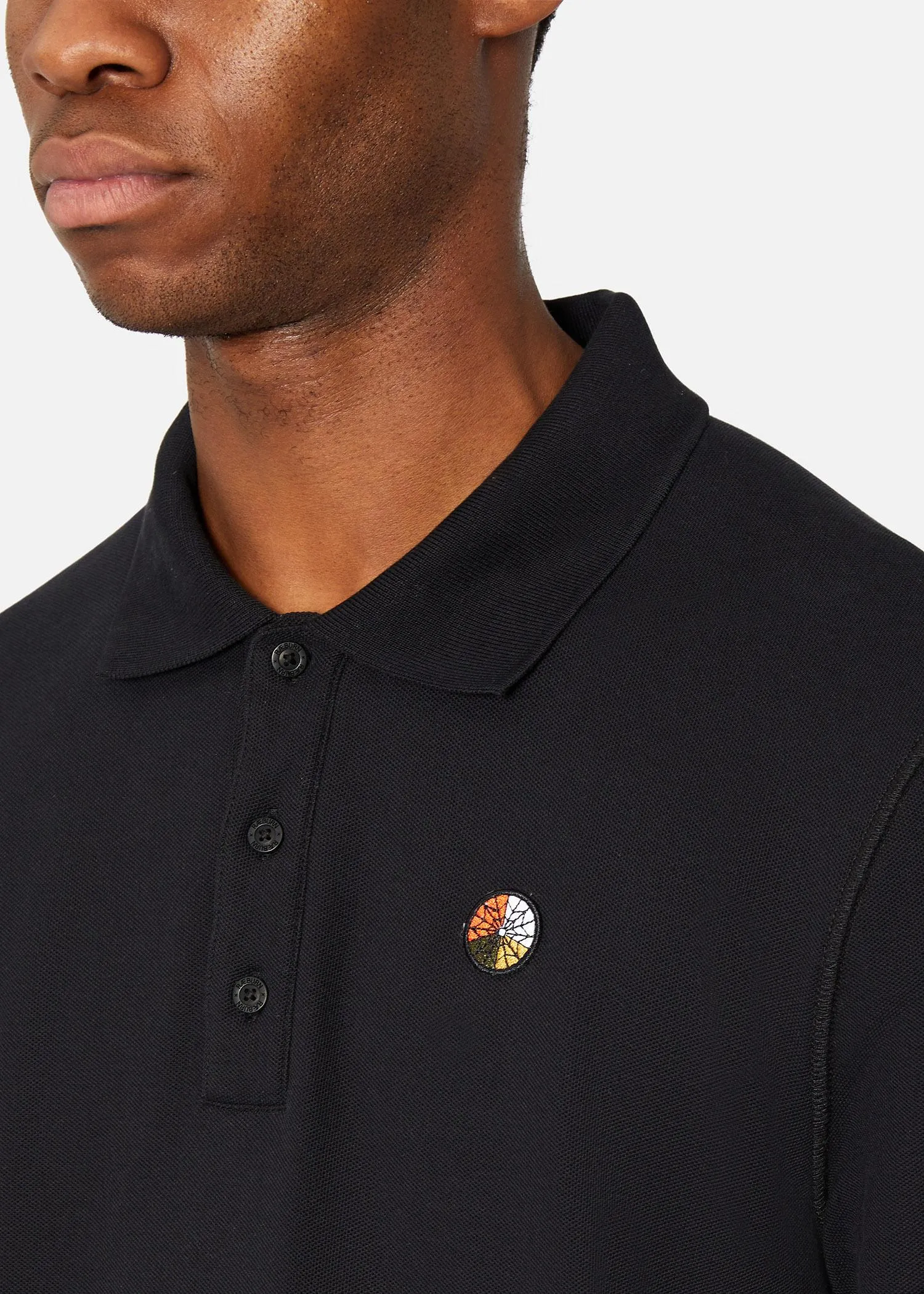 SI S/S POLO BLACK