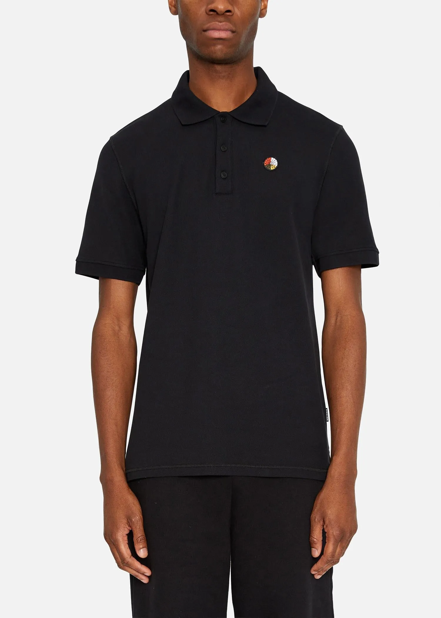 SI S/S POLO BLACK