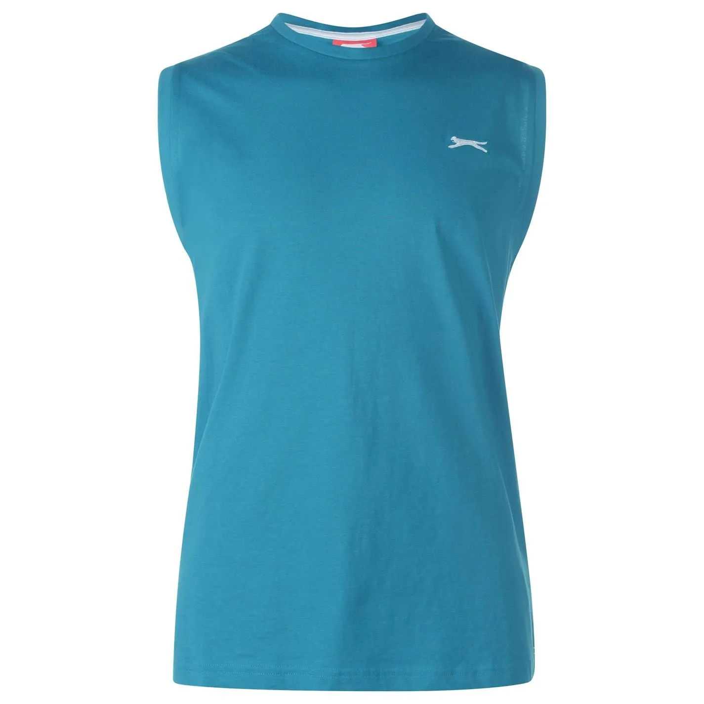 Slazenger Mens Sleeveless T Shirt Tee Top Round Neck Cotton