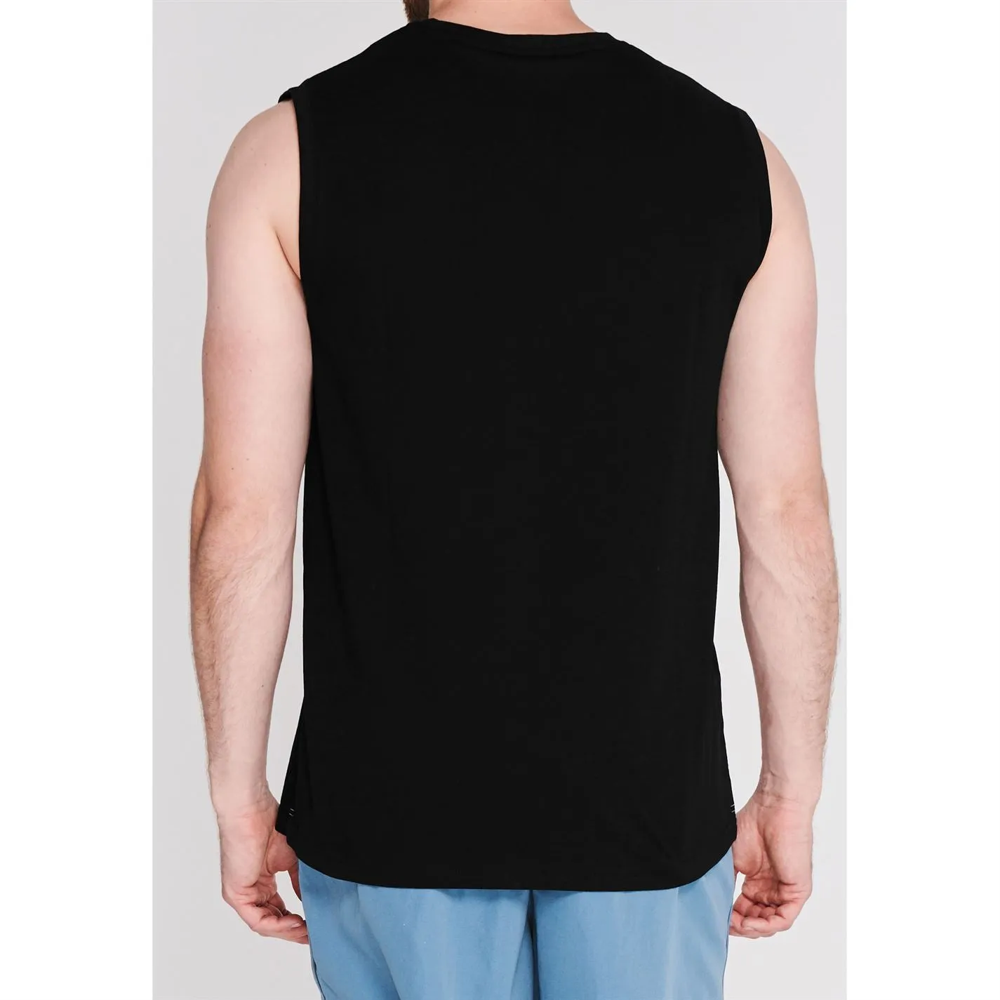 Slazenger Mens Sleeveless T Shirt Tee Top Round Neck Cotton