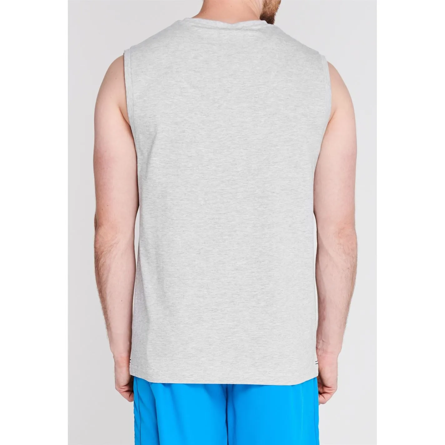 Slazenger Mens Sleeveless T Shirt Tee Top Round Neck Cotton