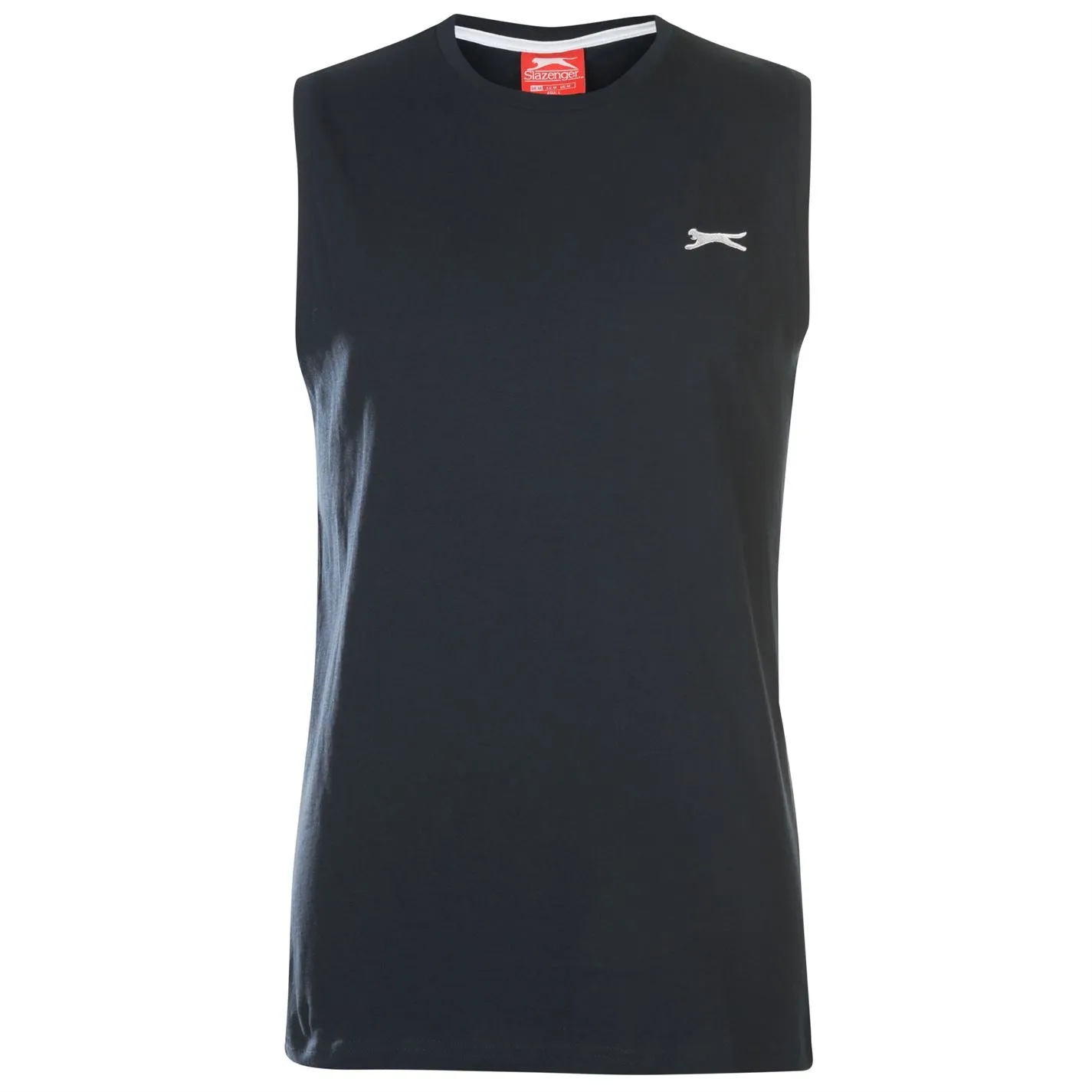 Slazenger Mens Sleeveless T Shirt Tee Top Round Neck Cotton