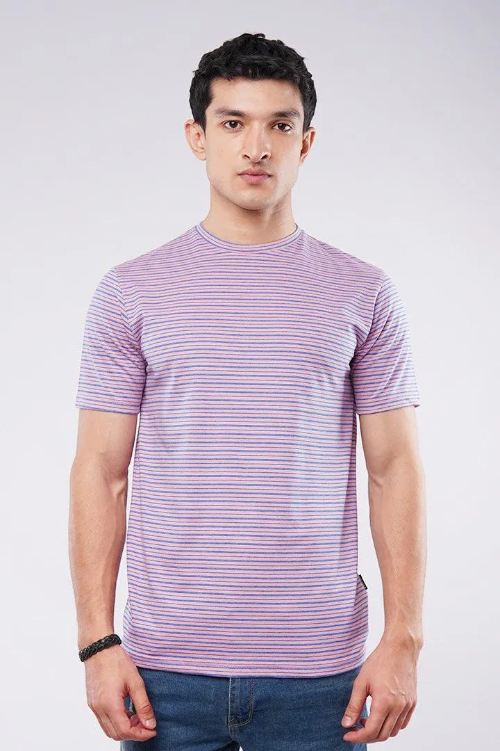 Striped T-Shirt - Pink