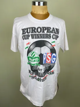 T-Shirt | 1996 | Rapid Vienna vs PSG | Cup Winners Cup Final | Bootleg T-Shirt