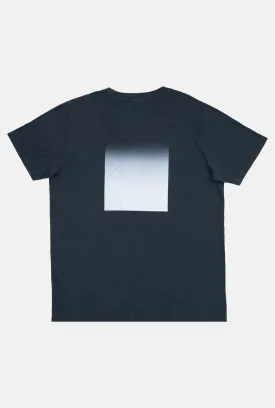 T-SHIRT GRAPHIC GRADIENT CHARCOAL & OFF-WHITE