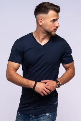 T-Shirt INFINITY V-Neck Navy