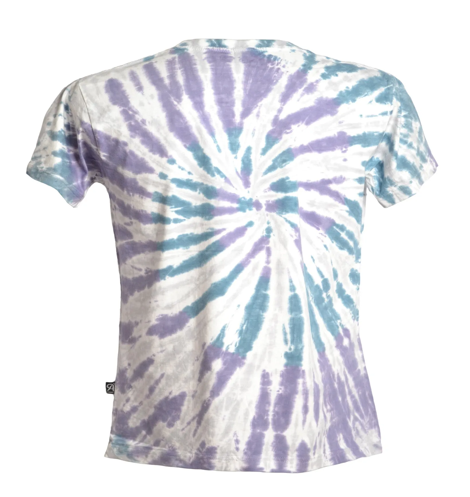 T-tshirt tie dye blanc -mauve -bleu