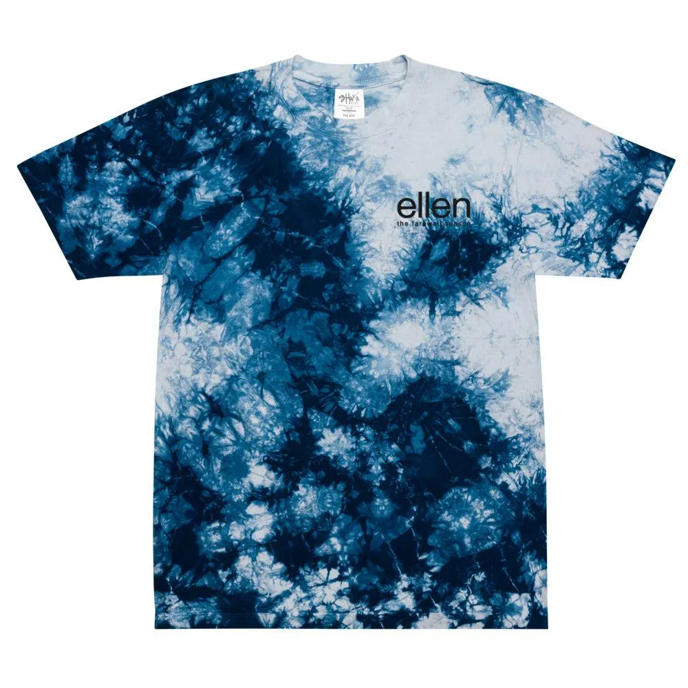 The Ellen Show Oversized Tie-Dye T-Shirt - Blue