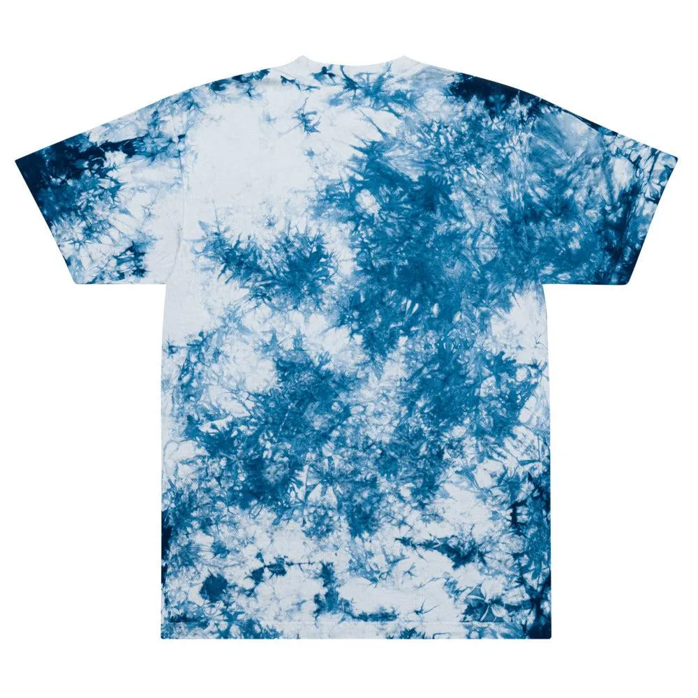 The Ellen Show Oversized Tie-Dye T-Shirt - Blue