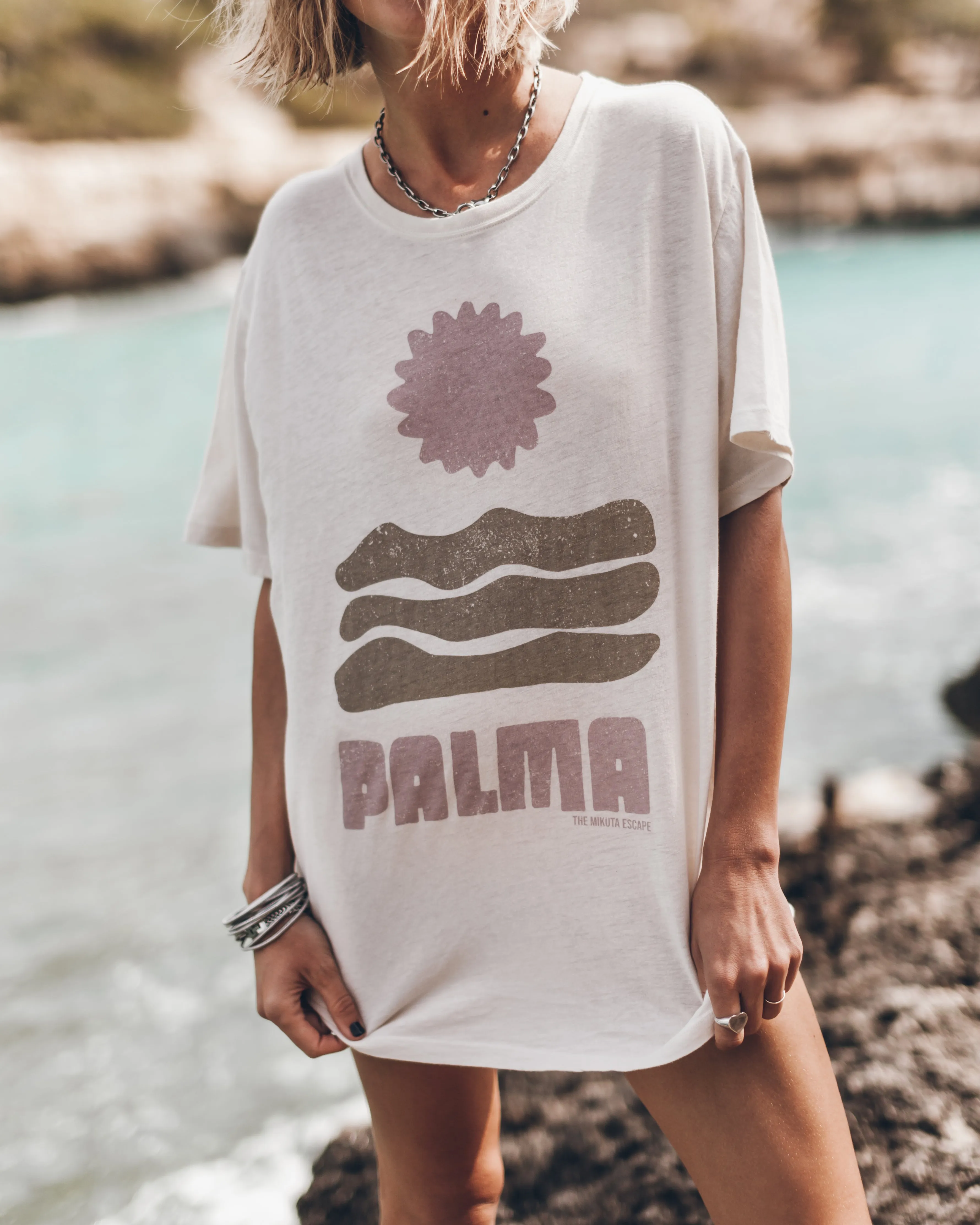 The White Palma Relaxed T-Shirt