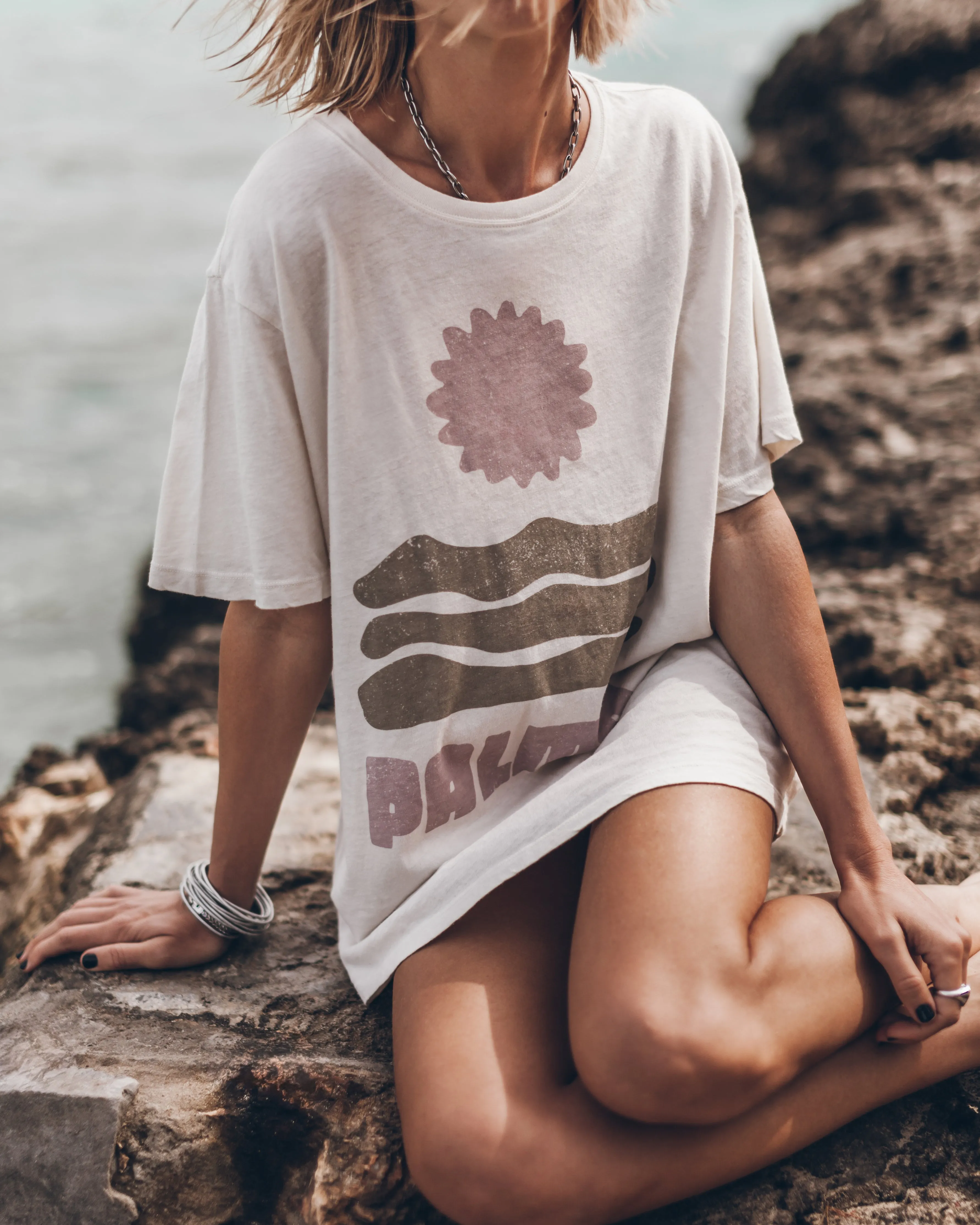 The White Palma Relaxed T-Shirt