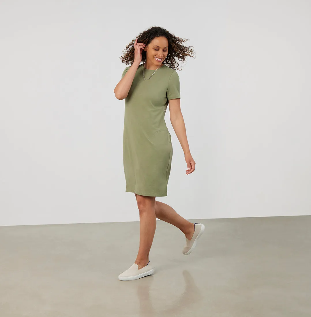 Threshold T-Shirt Dress Standard Fit - Sage Green