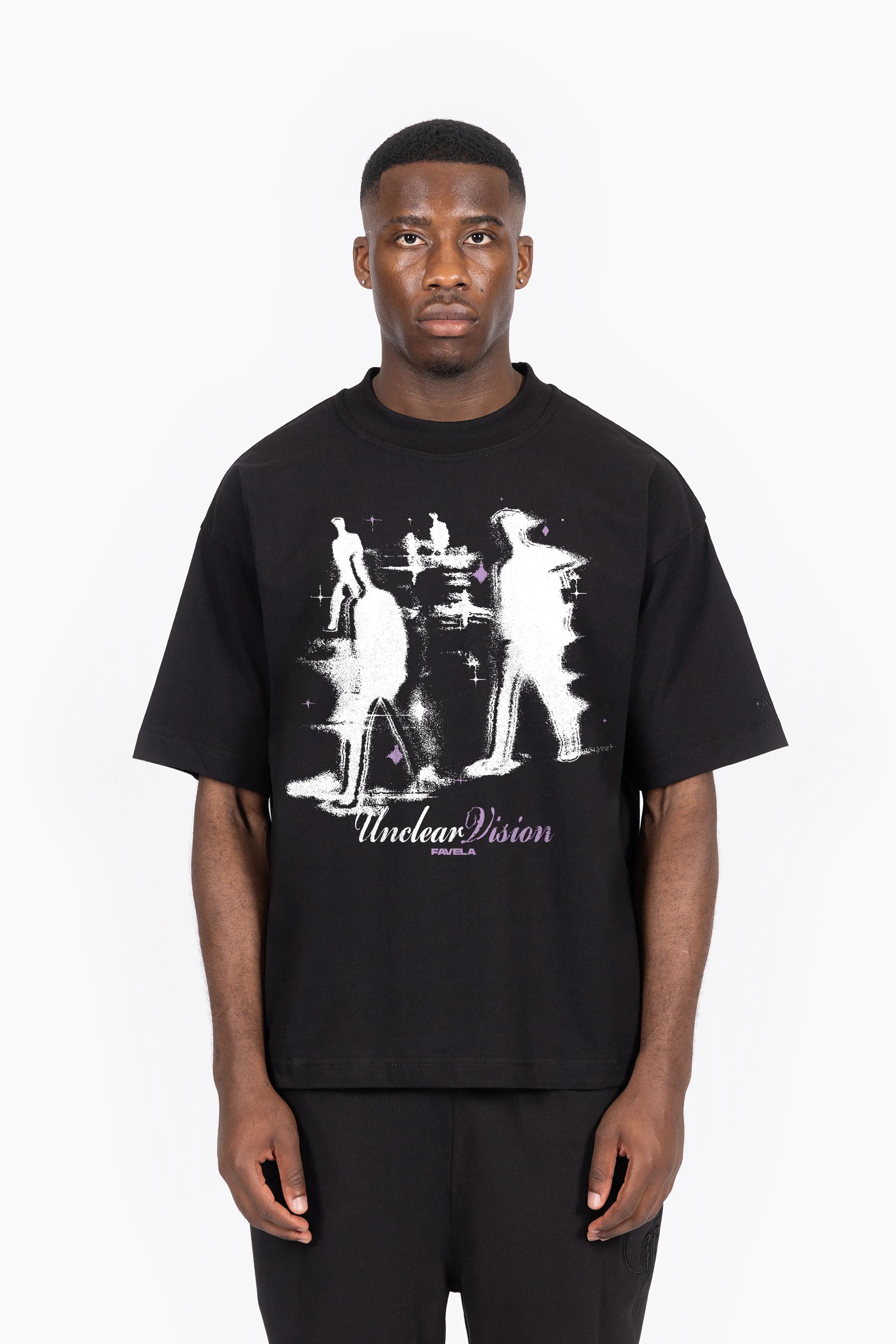 UNCLEAR VISION BLACK T-SHIRT