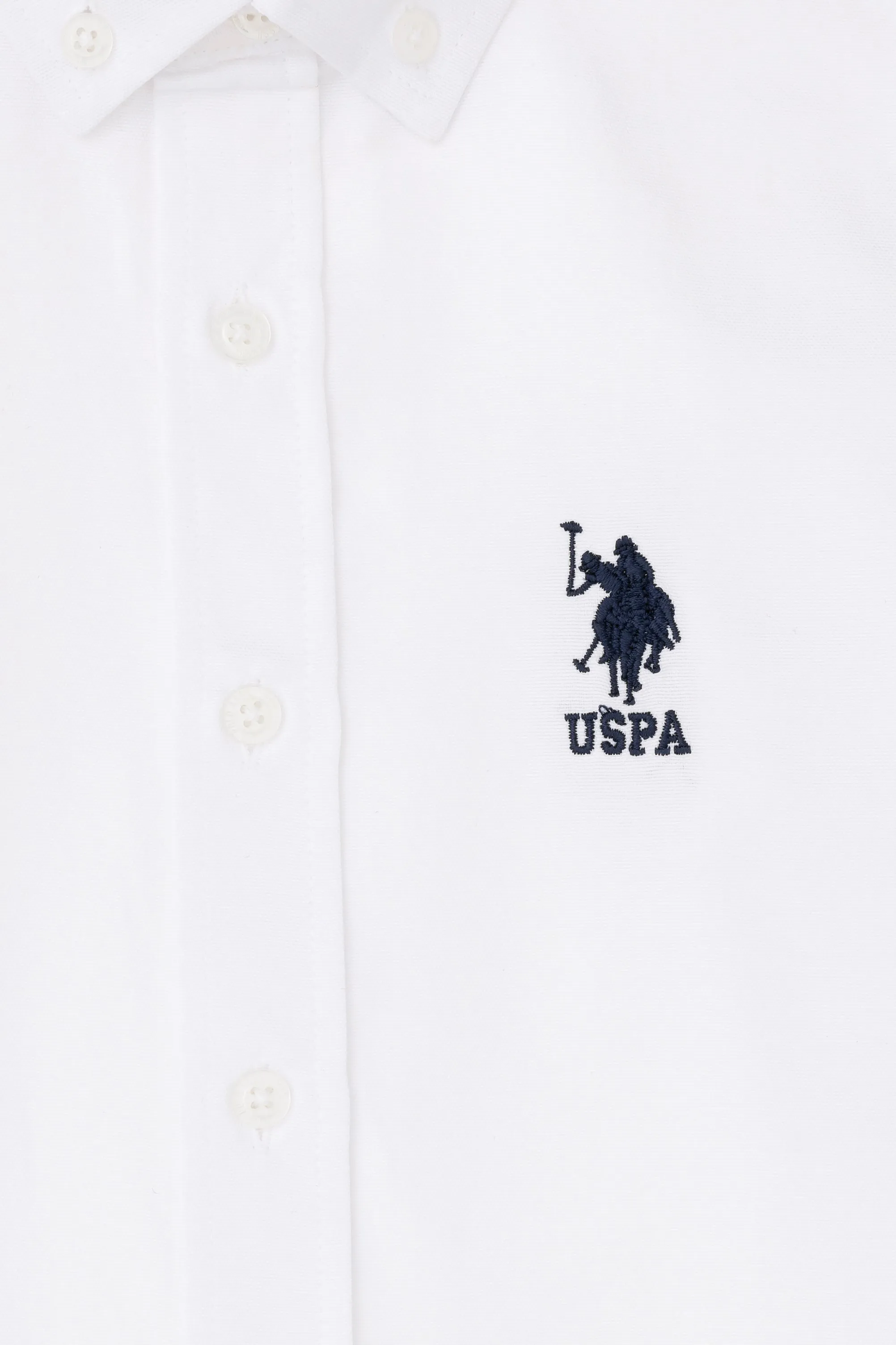 U.S. Polo Assn. Boys Shirt White VR013 USSHK004