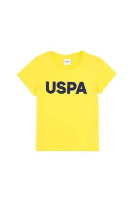 USPA Boys T-Shirt Round Neck Yellow VR044 USTSB043