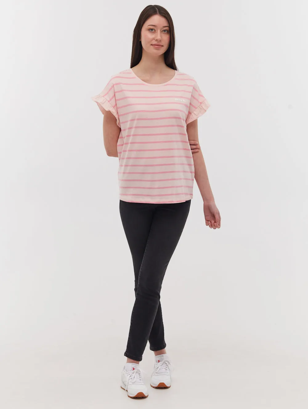 Velmina Ruffle Sleeve T-Shirt