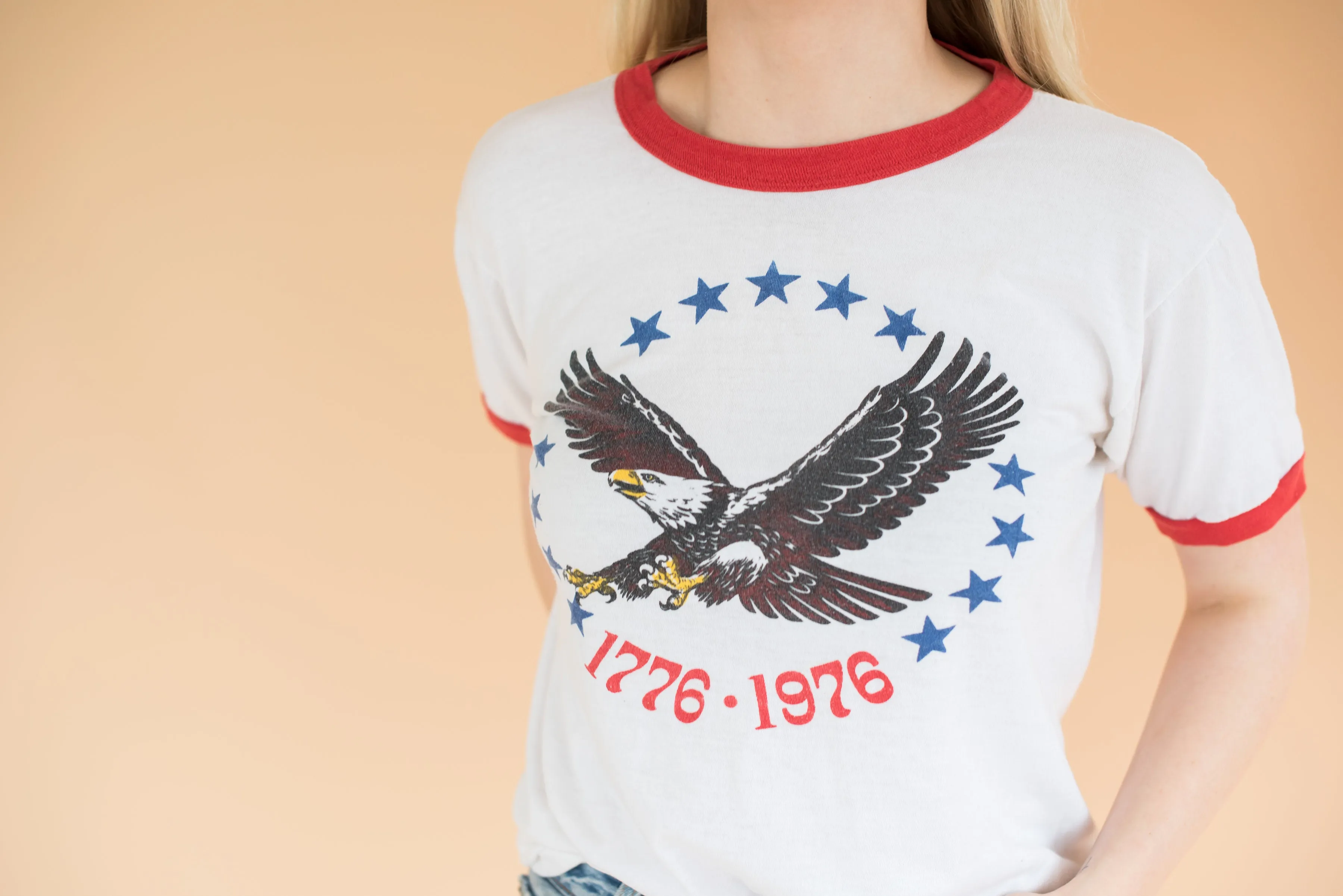 Vintage 1970s Ringer Tee