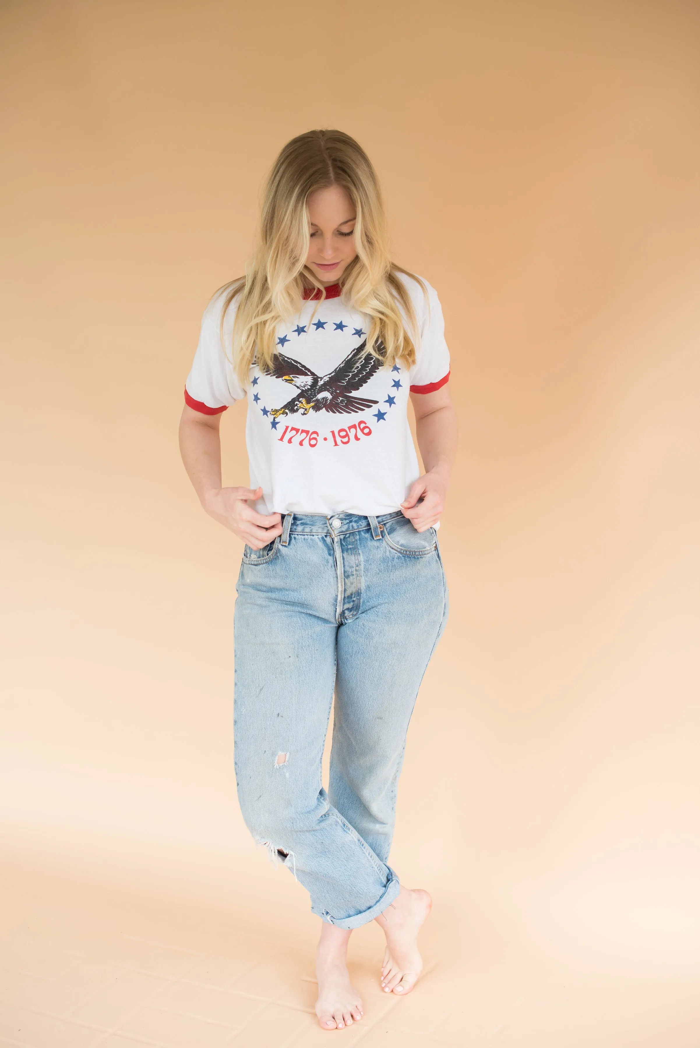 Vintage 1970s Ringer Tee