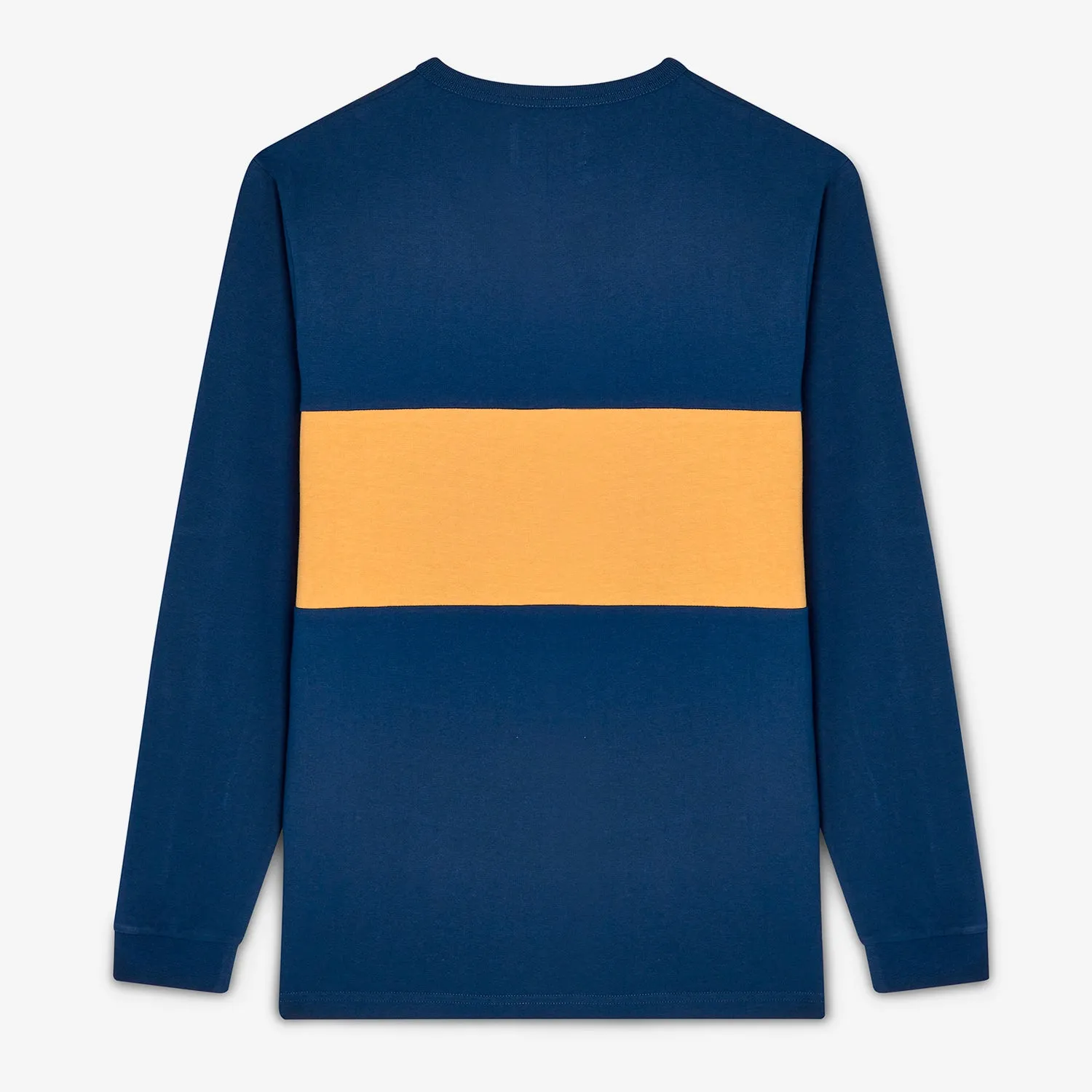 Warren LS T-shirt - Midnight Navy / Golden Ochre