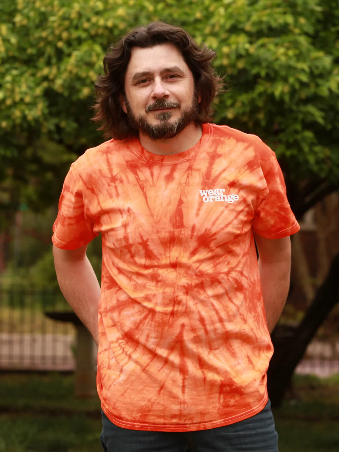 Wear Orange Tie-Dye Tee