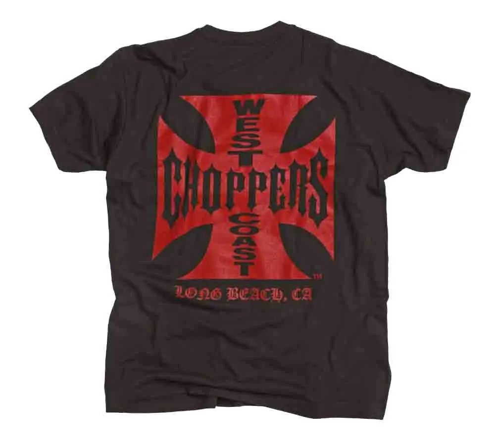 West Coast Choppers OG Classic Tee - Black Red