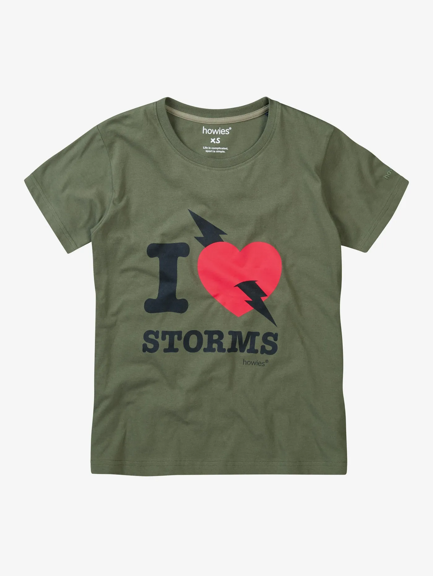 Women's I Love Storms Organic T-shirt